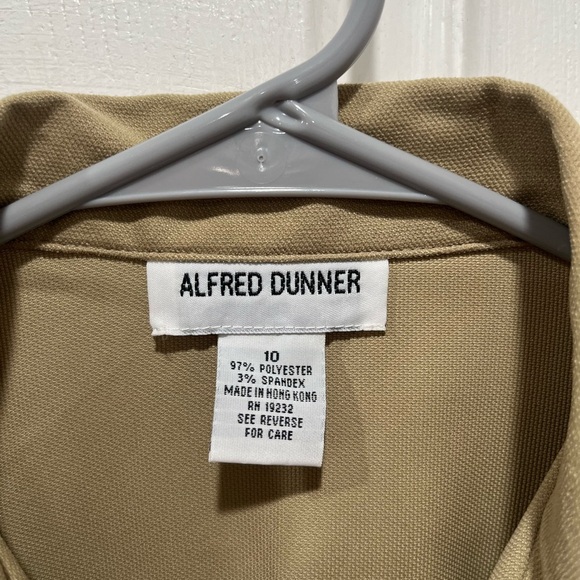 Vintage Alfred Dunner tan embroidered leaf fall jacket - Picture 5 of 6